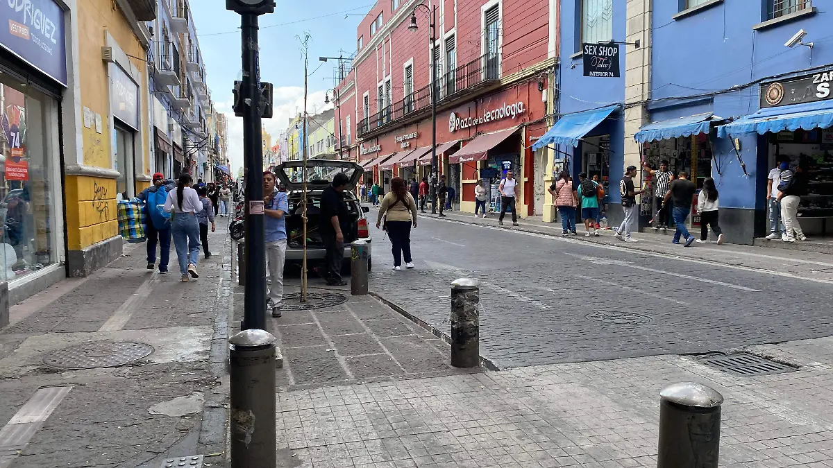 ambulantes en el Centro